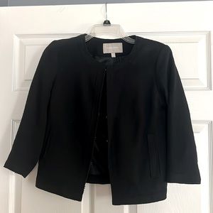 Banana Republic Black Cropped Blazer